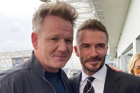 La belle amitié de David Beckham et Gordon Ramsay