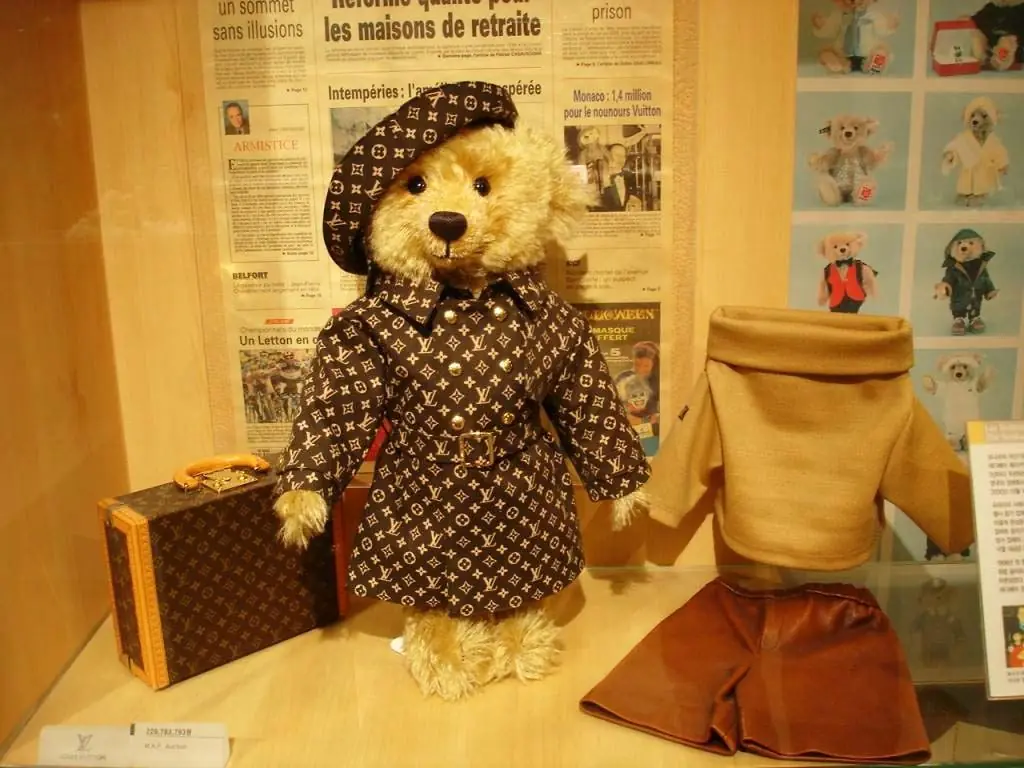 Ourson peluche Louis-Vuitton de Steiff
