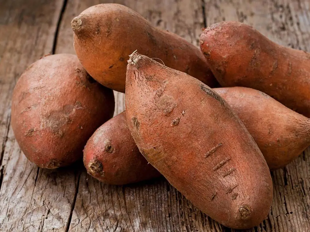 Le patate douce est parmi les aliments sains