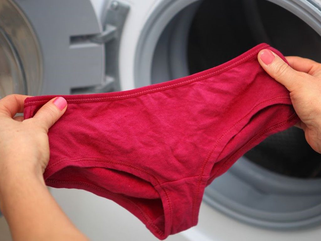 lavage des sous-vêtements à la machine
